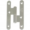 Zawias do drzwi 95x53mm stal chrom mat rozłączny LEWY (pl) mod. 405C