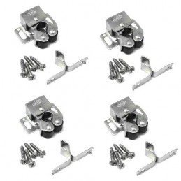 Zatrzask rolkowy cynkowany gumowe rolki mod.12 4szt.