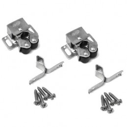 Zatrzask rolkowy cynkowany gumowe rolki mod.12 DIS 2szt.