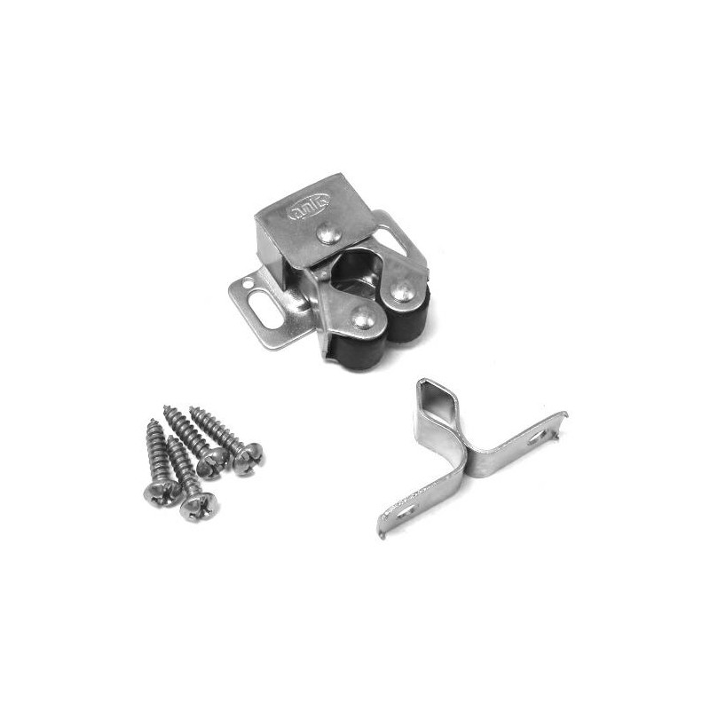 Zatrzask rolkowy cynkowany gumowe rolki mod.12