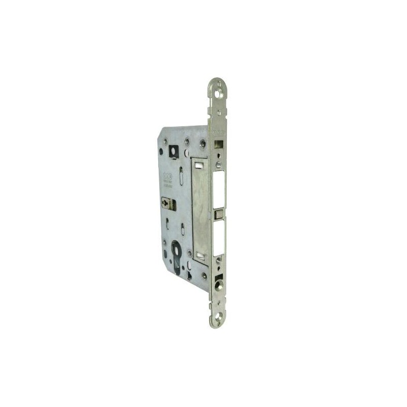 Zamek magnetyczny do drzwi ukrytych na wkładkę 50mm biały TOUCH z językiem