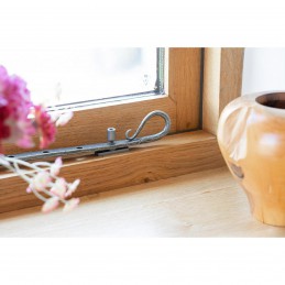 Zaczep z blokadą do ograniczników okiennych cynkowany