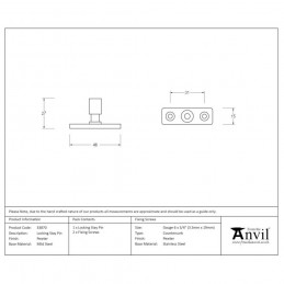 Zaczep z blokadą do ograniczników okiennych cynkowany