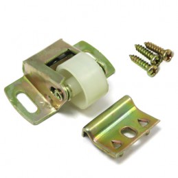 Zatrzask rolkowy żółty ocynk nylonowa rolka mod.16