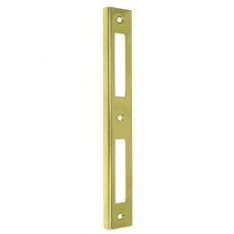 Zaczep kątowy 194x25x8,5mm mosiądzowany do zamka mod. SICUREZZA