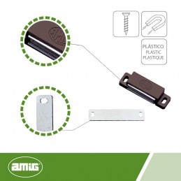 Zatrzask magnetyczny 10-brąz DISPLAY (2)