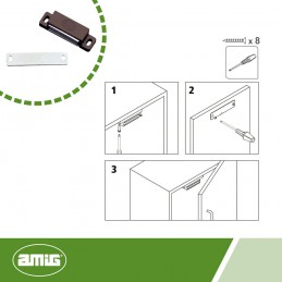 Zatrzask magnetyczny 10-brąz DISPLAY (2)