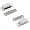 Zatrzask meblowy magnetyczny pojedynczy biały 43x15mm mod. 5 DIS 2szt