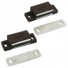 Zatrzask meblowy magnetyczny pojedynczy brązowy 43x15mm mod. 5 DIS 2szt