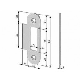 Zaczep Easy-Matic 22/82 z najazdem 11mm brąz do Polaris, Mediana i Centro