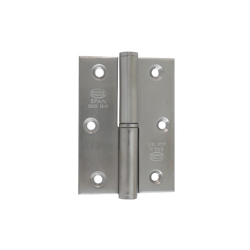 Zawias do drzwi 90x65mm stal nierdzewna INOX PRAWY (pl) mod. 424