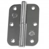 Zawias do drzwi 90x65mm stal chrom mat PRAWY (pl) mod. 423