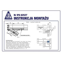 Hamulec okna IPA 62527-274 ocynk
