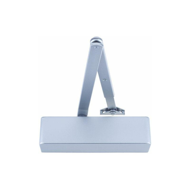 Samozamykacz z ramieniem srebrny 2-4