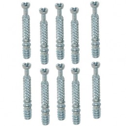 Śruby meblowe do mimośrodów 45x34x11mm do drewna cynkowana 10szt. mod.55