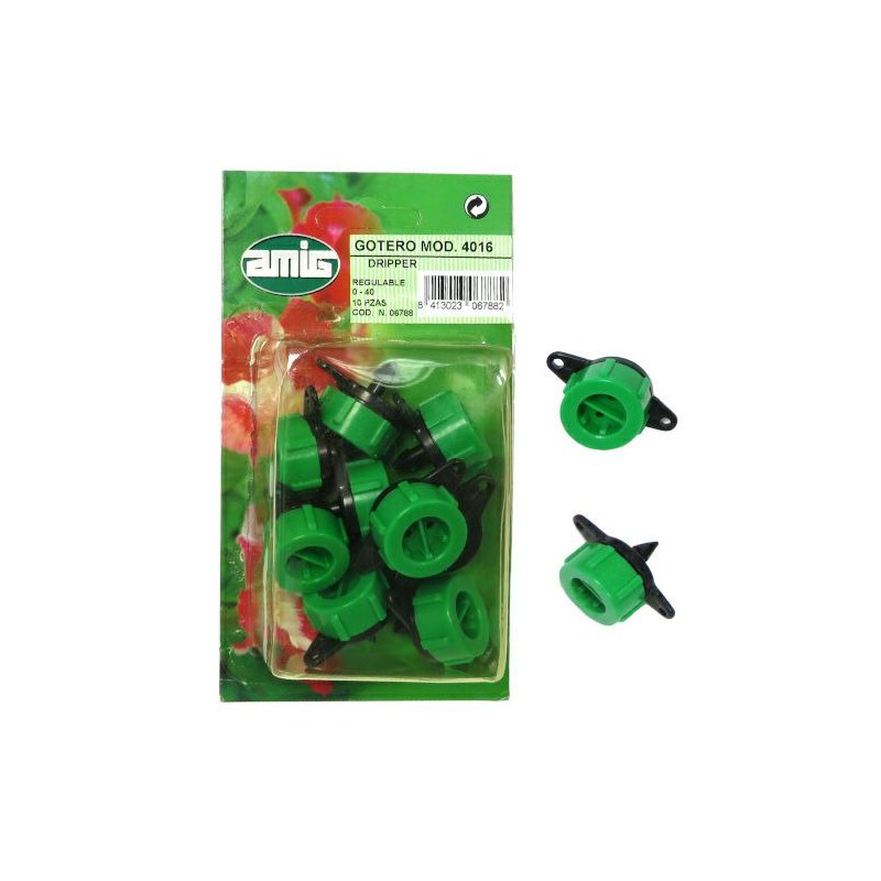 Kroplownik regulowalny zraszacz linii kroplującej ABS 10szt mod. 4016