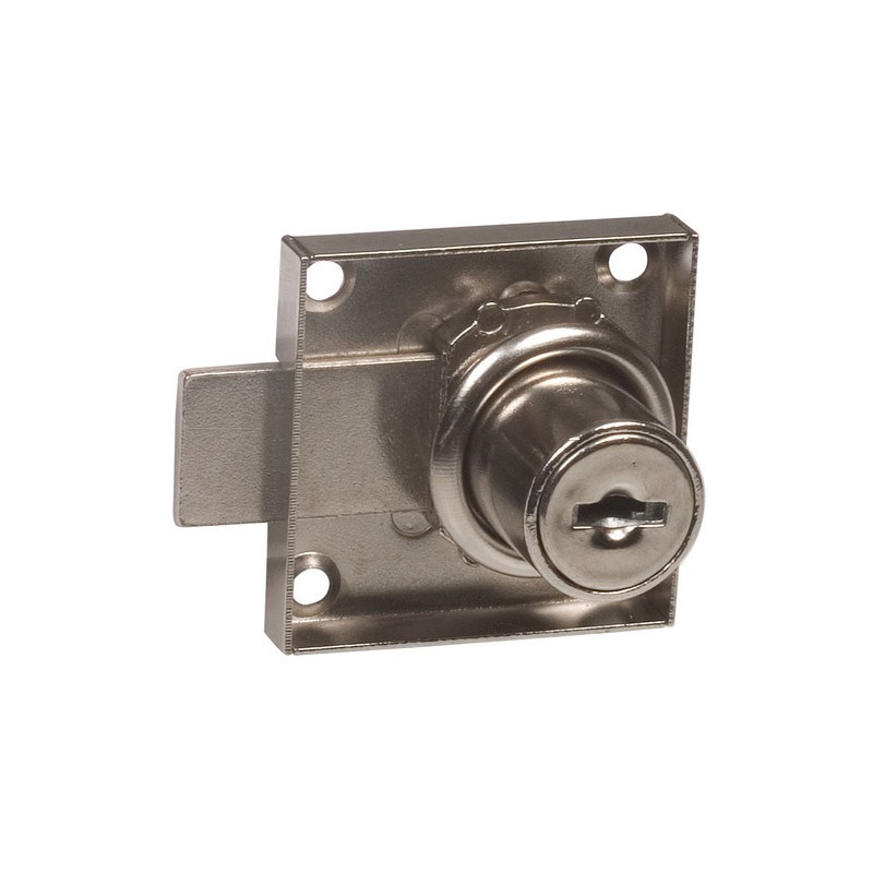 Zamek meblowy 1A niklowany