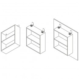 Wieszak meblowy z reg. 7 cynkowa2szt