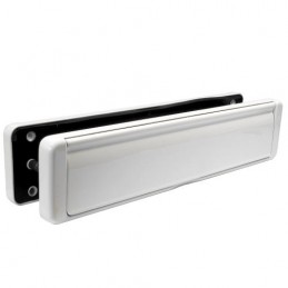 Wrzutnia na listy dwustronna ze szczotką biała 68x310mm 40-80 NU MAIL