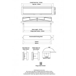 Wrzutnia na listy NU MAIL 68mm 40-80 cza