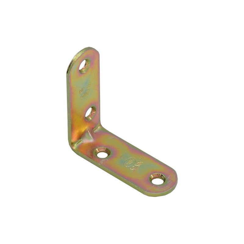 Kątownik montażowy 50x50x19mm żółty ocynk mod. 3 EAN
