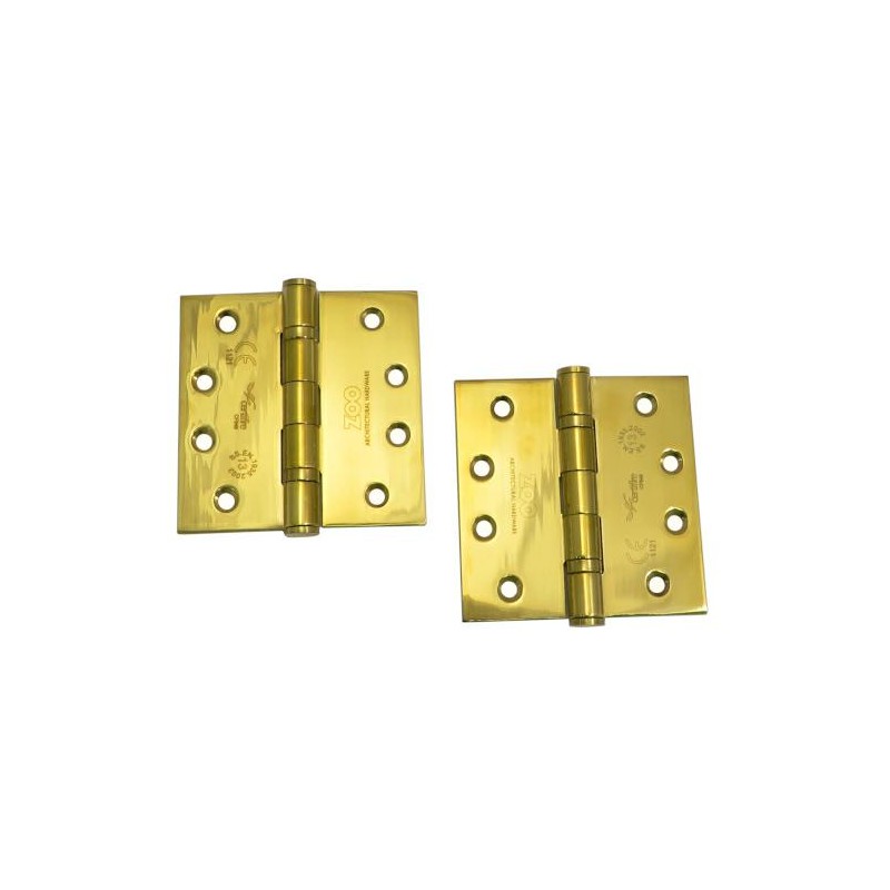 Zawias do drzwi 102x102mm stal nierdzewna INOX złoty 2szt. mod. ZHSS244S