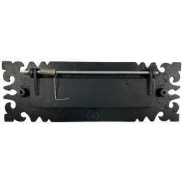 Wrzutnia na listy ozdobna 304x102mm czarna kuta