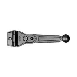 Zamknięcie okiennicy Ramię 90mm 180st.    czarne