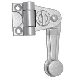 Zamknięcie okiennicy Ramię 60mm 180st.    srebrny mat