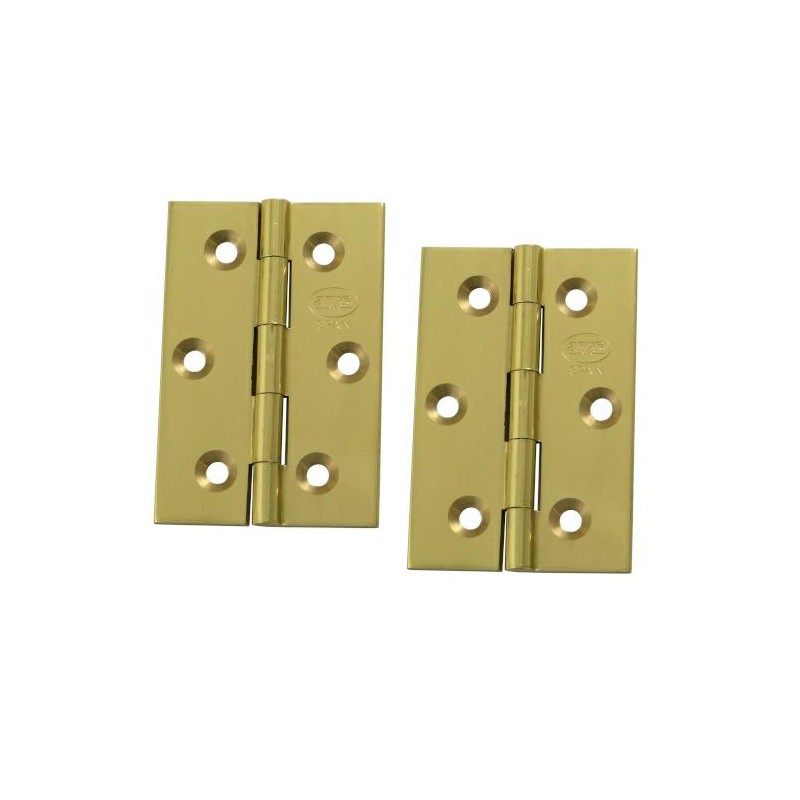 Zawias mosiężny lakierowany 60x40mm splatany 2szt. mod. 1002 DIS