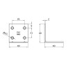 Kątownik budowlany 1-40x40x40x2           cynkowany EAN