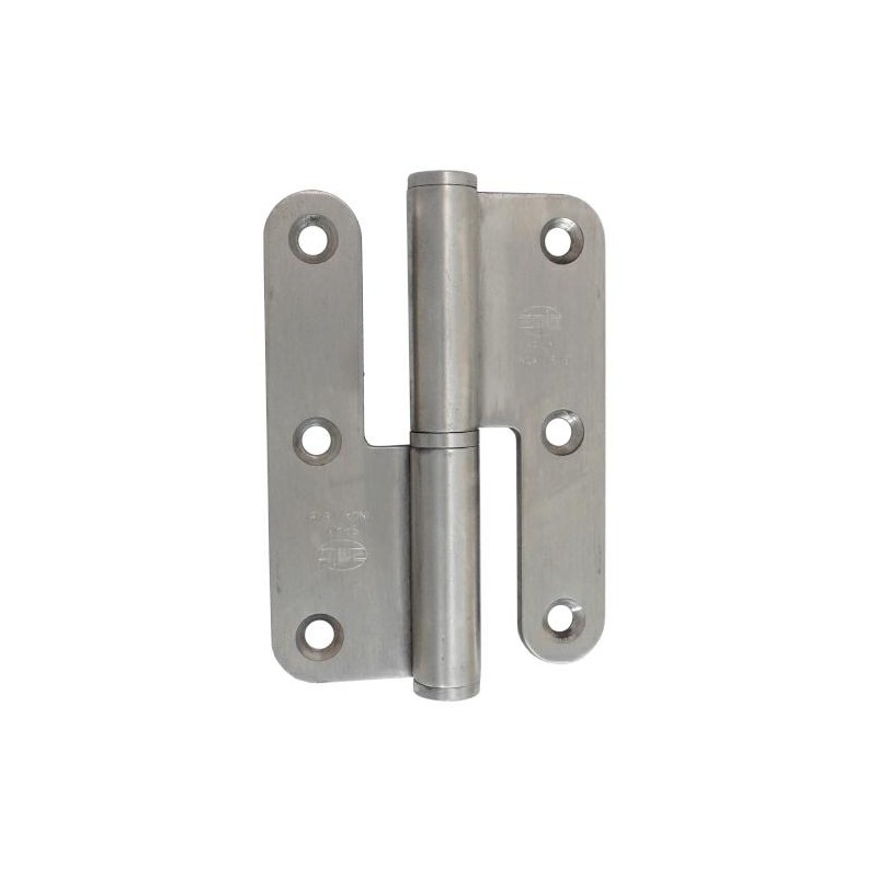 Zawias do drzwi 100x70mm stal nierdzewna INOX PRAWY (pl) mod. 421