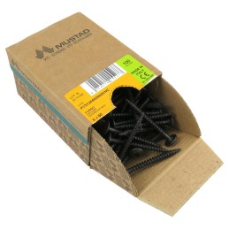 Wkręty czarne 6x80 TX 30 łeb grzybkowy Panelvit FC 100szt.