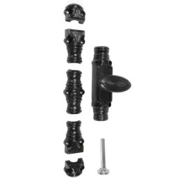 Komplet typu Cremone klamka z prowadnicami i adapterem mod. RY 59 3PX60 do okien francuskich