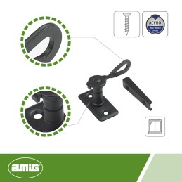 Zamknięcie okna 12-20 czarne