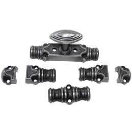 Kompl. zas. 44 BTN ST AC PAT SREBRNA Zasuwnica fałszywa przycisk standardowy