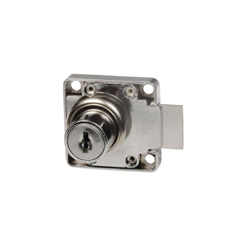 Zamek meblowy 7 niklowany Le.