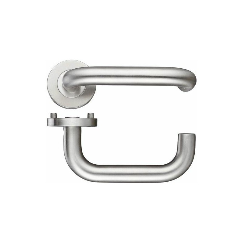 Klamka 19mm na okrągłej rozecie 52mm