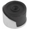 Odbój drzwiowy czarny / chrom mat 38mm odbojnik podłogowy