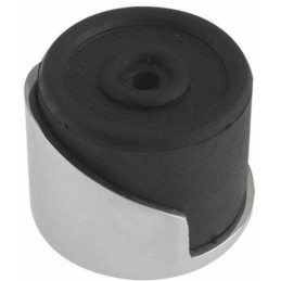 Odbój drzwiowy czarny / chrom połysk 38mm odbojnik podłogowy