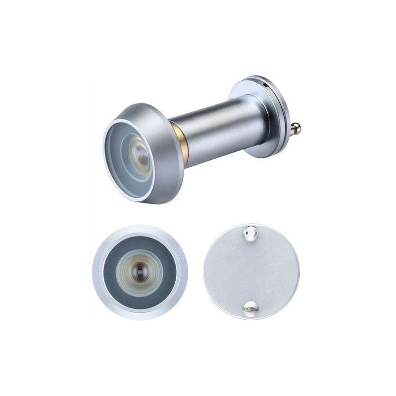 Wizjer do drzwi 35-55mm fi14 chrom satyna 180stopni