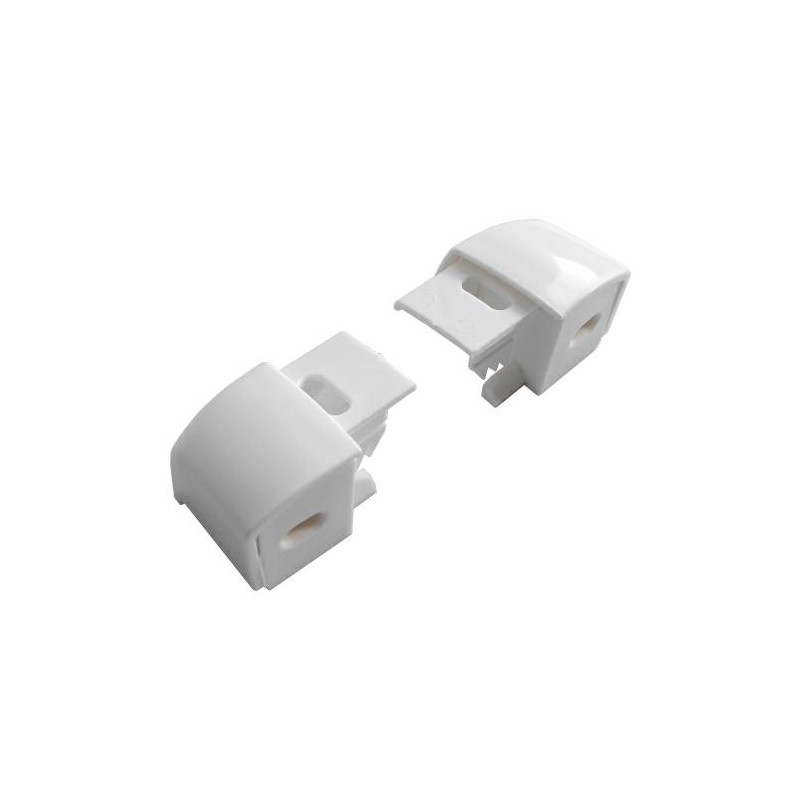 Zakończenie czerpni plastikowe 13mm białe prawe + lewe