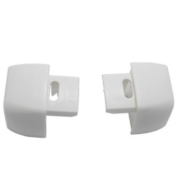 Zakończenie czerpni plastikowe 13mm białe prawe + lewe
