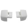 Zakończenie czerpni plastikowe 13mm białe prawe + lewe