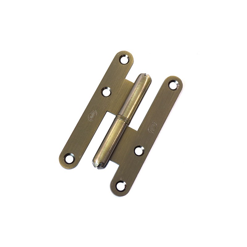 Zawias do drzwi 95x53mm stal złoto antyczne rozłączny LEWY (pl) mod. 405C