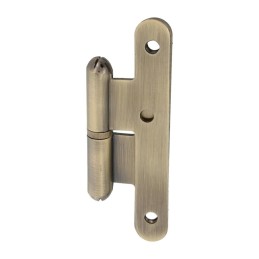 Zawias do drzwi 95x53mm stal złoto antyczne rozłączny LEWY (pl) mod. 405C
