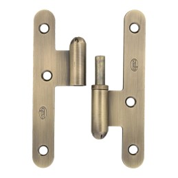Zawias do drzwi 95x53mm stal złoto antyczne rozłączny LEWY (pl) mod. 405C
