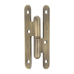 Zawias do drzwi 95x53mm stal złoto antyczne rozłączny LEWY (pl) mod. 405C
