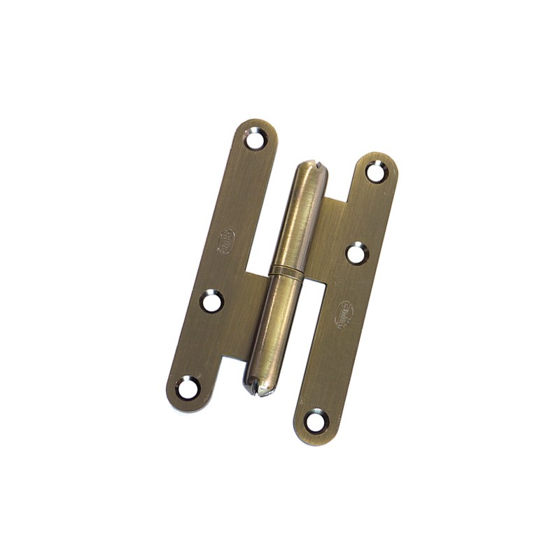 Zawias do drzwi 95x53mm stal złoto antyczne rozłączny PRAWY (pl) mod. 405C