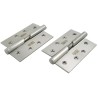 Zawias do drzwi 102x76mm stal nierdzewna INOX samozamykający LEWY (pl) 2szt.